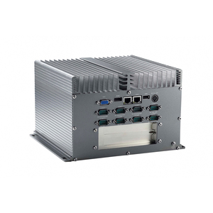 Fansız i5 endüstriyel bilgisayar MINI PC 2LAN 6COM 6USB PCI X1 + PCI 2S genişleme yuvası