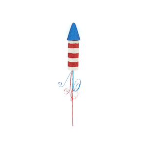 US Rocket Shape Independence Day 4th of <strong>July</strong> Glitter Rocket Ornament Fourth of <strong>July</strong> Outfit Party Decorations - Product Image 4