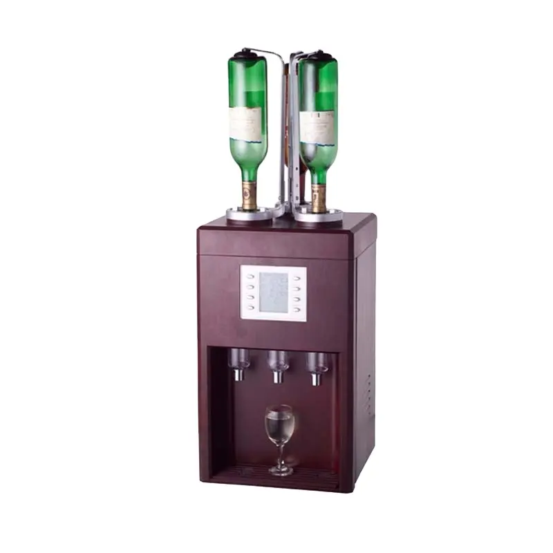 Refrigeratore del Vino Dispenser Con Vino Scatola di Immagazzinaggio tre Bottiglie di Efficienza di Raffreddamento da Compressore