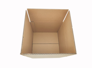 25*25*20cm Single Wall Corrugated Cartons Paper Boxes with Customized Print Economical Custom Logo Design Square Packaging <strong>Box</strong> - Product Image 3