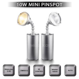 10 Wát pin Pin đèn tại chỗ <span class=keywords><strong>mini</strong></span> DMX không dây điều khiển từ xa trắng & mát trắng Zoom <span class=keywords><strong>LED</strong></span> pin tại chỗ nam châm cho Câu Lạc Bộ tiệc cưới - Product Image 2
