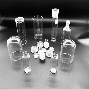 Chịu nhiệt tùy chỉnh rõ ràng một đầu vòng dưới ống thủy tinh thạch anh silica thạch anh <span class=keywords><strong>Flask</strong></span> dầu Burner kính cho phòng thí nghiệm - Product Image 4