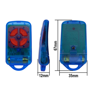 ATA PTX4车库遥控器，用于更换ATA PTX-4 Secura代码433.92mhz车库门开启器蓝色 - Product Image 5
