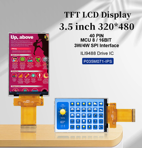 Polcd 3,5 pulgadas 320X480 píxeles IPS pantalla ILI9488 SPI RGB interfaz TFT LCD Módulo de pantalla - Product Image 2
