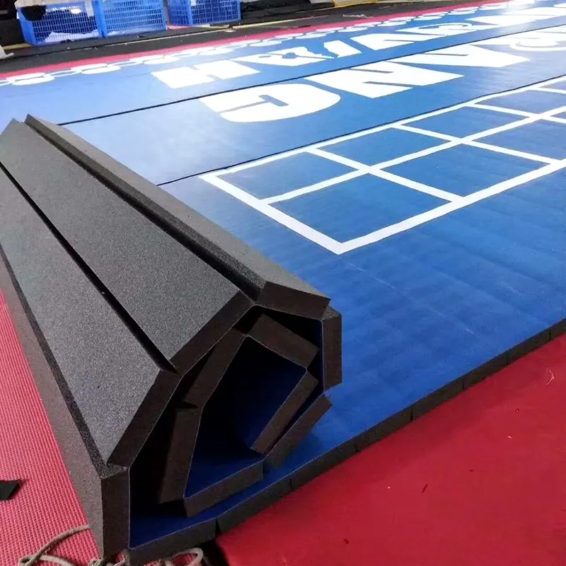 Piso do GINÁSIO equipamentos de Multi-função cortina rolo pad boxe esteira esteiras BJJ Rudo