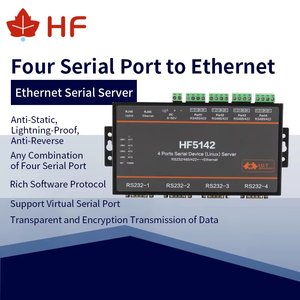 High Flying HF5142B 4 puertos Serial Network Server FreeRTOS Device RS232/RS485/RS422 a Ethernet Converter TCP IP Telnet Modbus - Product Image 3