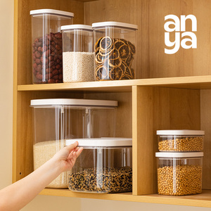 Caja de almacenamiento de alimentos de cocina apilable sin BPA personalizada ANYA contenedor Pop con tapa sellada y hermética a prueba de fugas - Product Image 5