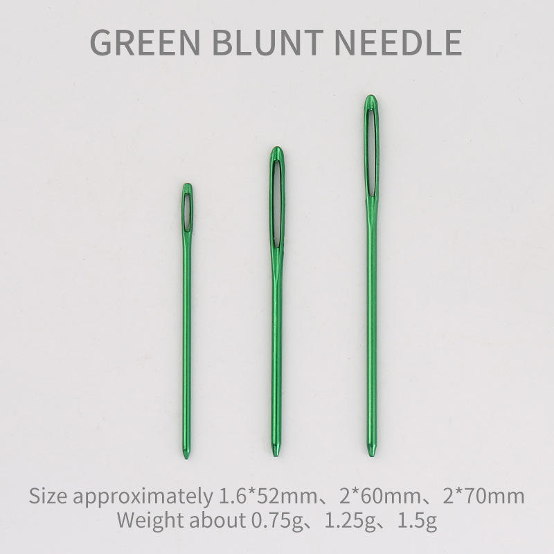 Aiguille à bout rond verte
