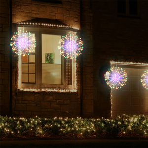 Hot Selling LED wasserdicht im Freien Kupferdraht Feuerwerk Solar lampe Garten Landschaft Weihnachts dekoration Solar lampe