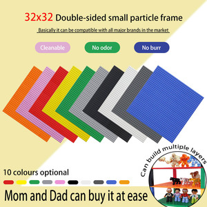 Placas Base de ladrillo clásicas de 32x32, placas apilables para crear tu propia Mesa, compatibles con el modelo de bloques de construcción, Juguetes - Product Image 6