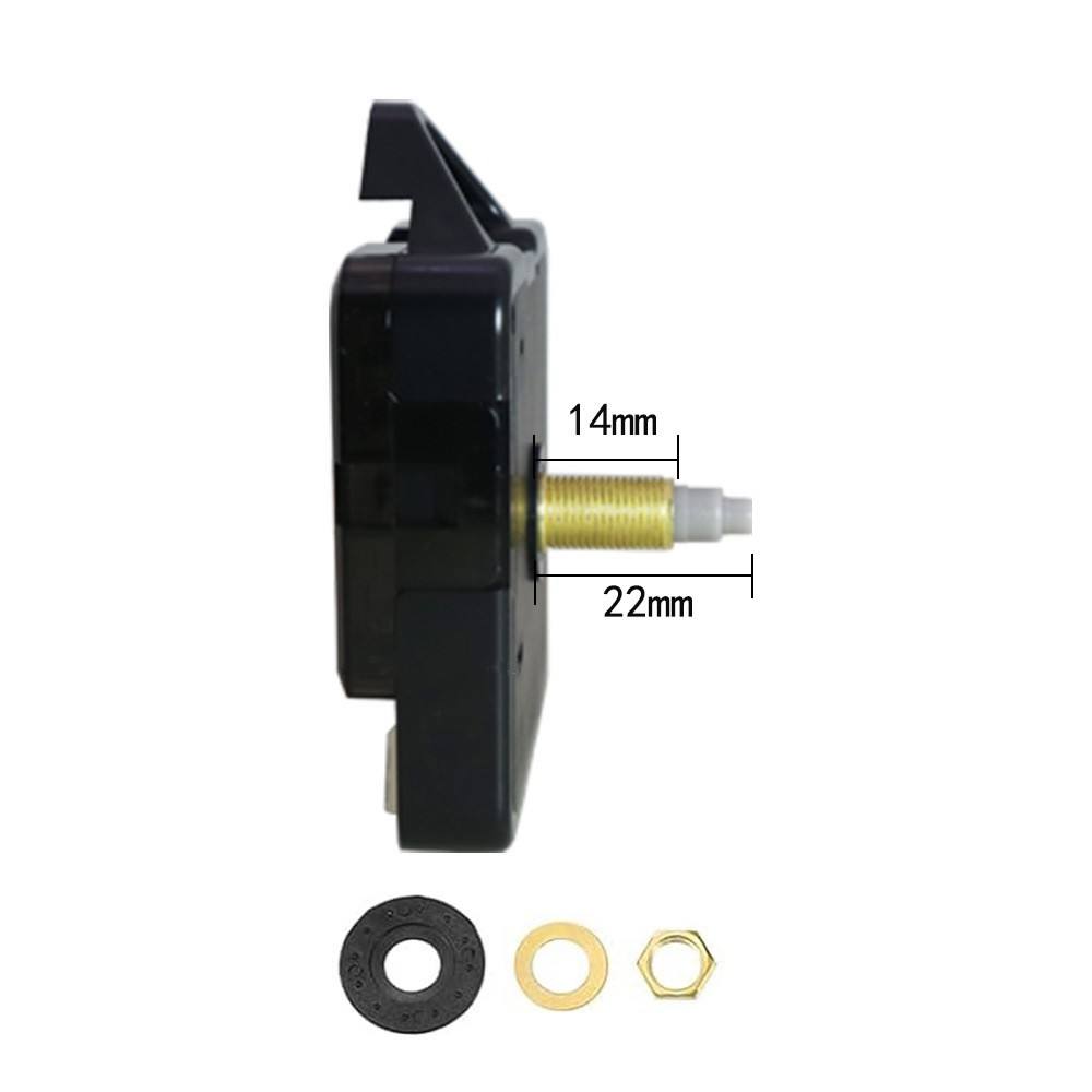 Mouvement d'horloge silencieux de 22 mm de longueur avec crochet