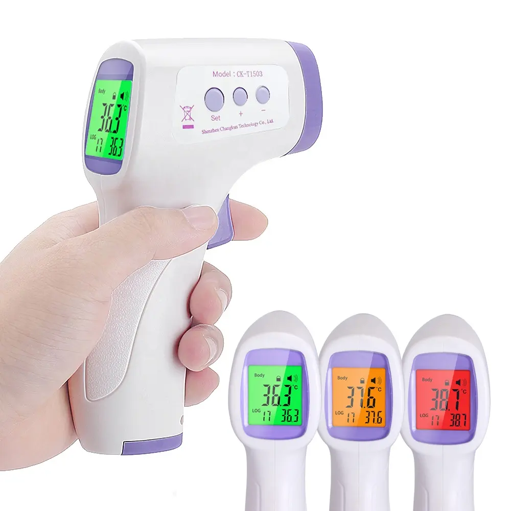 CE Aprobado SHENZHEN Fabricantes de termómetro Termómetro de tipo médico para la frente/cuerpo/leche