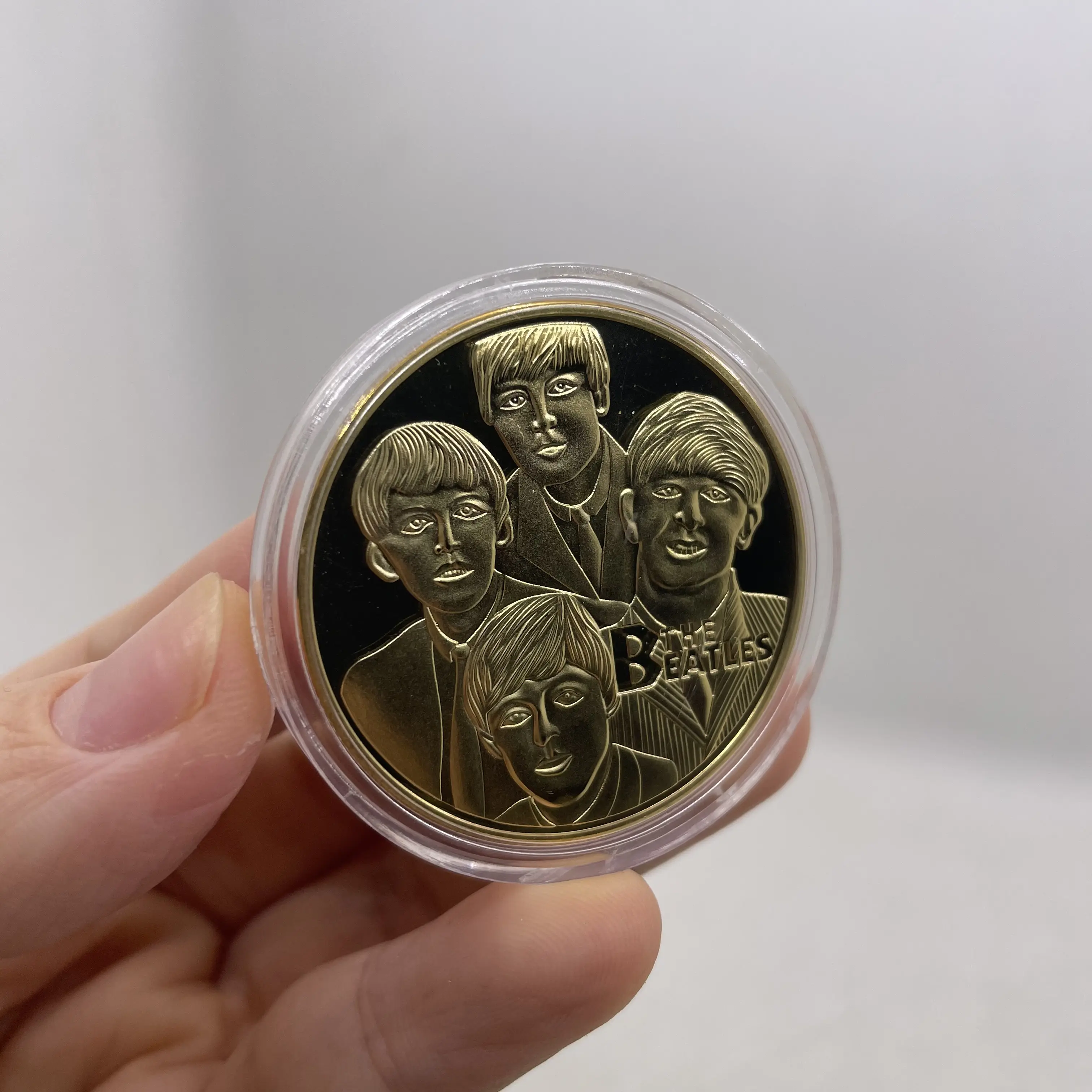 ของสะสมเหรียญทองปลอมทำจากโลหะใช้เป็นของขวัญชั้นเยี่ยมตามสั่ง