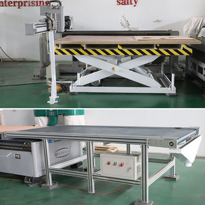 Enrutador CNC de anidación automática, máquina cortadora de madera 1325 con sistema de descarga automática para hacer puertas de armario de cocina y madera - Product Image 5