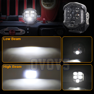 OVOVS Oem ไฟ Led สำหรับรถยนต์,ไฟโลโก้ Drl ลำแสงสูงต่ำไฟทำงาน Led 7นิ้วสำหรับยานพาหนะออฟโรด4x4 - Product Image 3