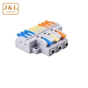 Hot 4 Square 32A Terminal de rama Conector rápido Bloque de terminales de empuje - Product Image 5