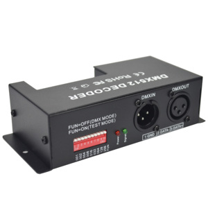 3 Channels RGB DMX512 <strong>LED</strong> Strip Decoder <strong>Control</strong> Single or RGB Lamps for Adversting Module