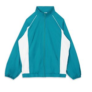 批发拼色风衣运动服轻质跑步夹克和慢跑者套装聚酯运动运动服制造商 - Product Image 4