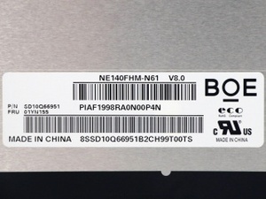 NE140FHM-N61 modulo LCD BOE 14 pollici 1920*1080 FHD risoluzione schermo schermo display lcd per la sostituzione del notebook tutte le visualizzazioni - Product Image 3