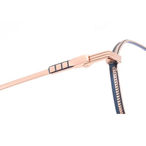 Yeni titanyum malzeme optik çerçeve retro moda gözlük çerçeveleri poligon Metal çerçeveler - Product Image 6