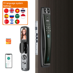 App senza chiave di alta qualità di controllo remoto 3D riconoscimento del volto stampa delle dita serratura Wifi Smart serratura della porta con la macchina fotografica - Product Image 2