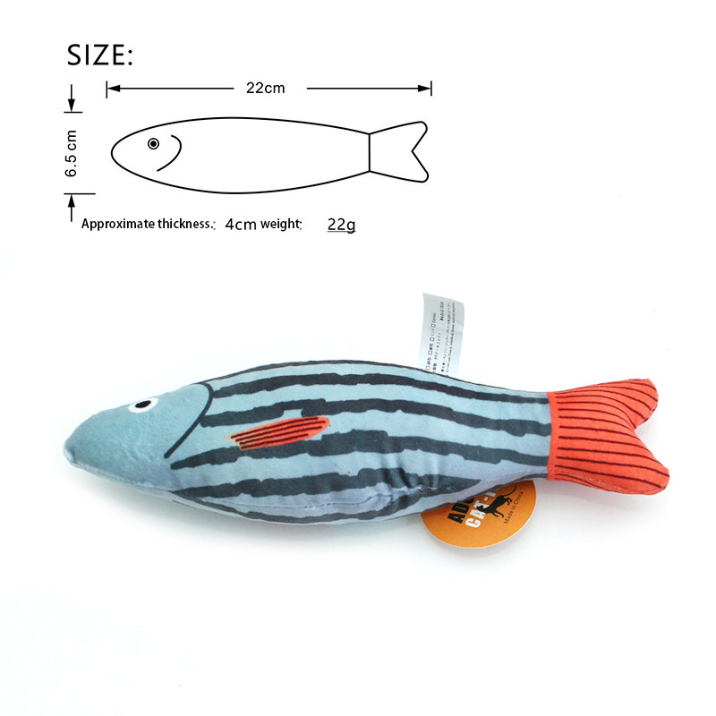 Gray-blue striped fish
