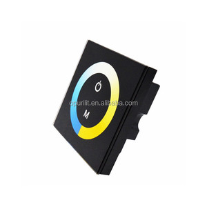86 Type Wall Switch RGB Touch Panel <strong>Controller</strong> DW CCT RGB Full Touch Tempered Panel Dimmer Wall Mounted Touch Switch <strong>Controller</strong> - Product Image 4
