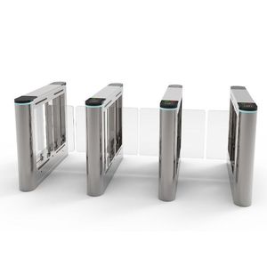 Il portone della barriera dell'oscillazione del tornello di buona qualità collega il sistema di controllo di accesso del lettore di schede di codice QR - Product Image 6