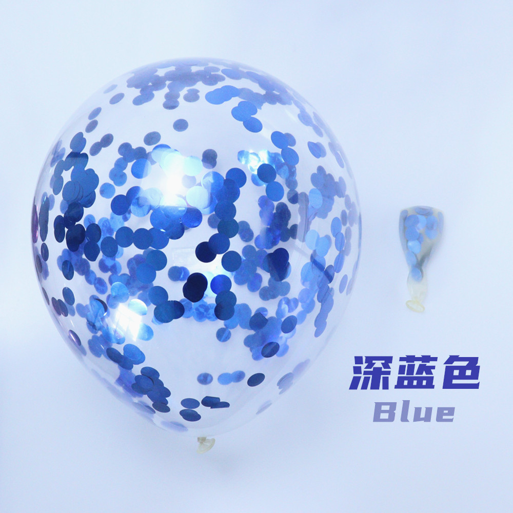 Blue sequin balloon