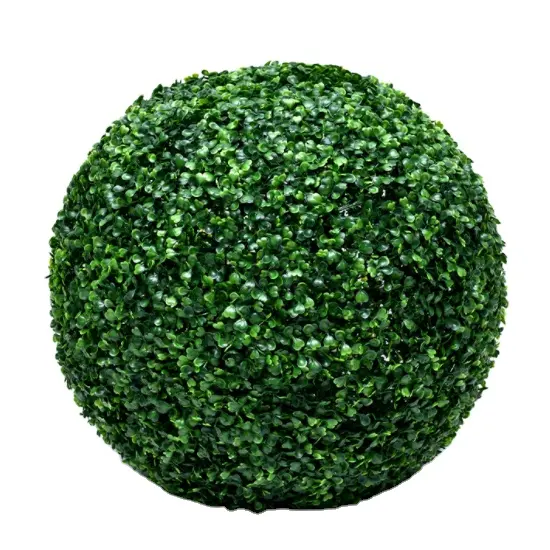 Dj bola artificial de caixinha, enfeites de plantas artificiais de jardim doméstico