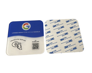 Dynamischer QR-Code Kunden spezifisches QR-Code-Logo Acryl-PVC-NFC-Platte NFC-Ständer Google Review Plate - Product Image 2