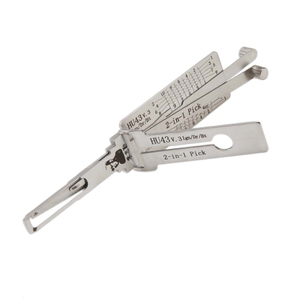 鍵屋はオリジナルのLishi Pick Tool Auto HU43V.3カーロックオープンリーダーHU43キーロックピックデコーダーをオペル用に供給しています - Product Image 3