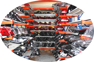 Front Fog <strong>Light</strong> Frame Original Carbon Fiber Foglights Frame Body Kit Lamp Cover Trim for SAIC MAXUS <strong>T60</strong> 13-17 Model - Product Image 4