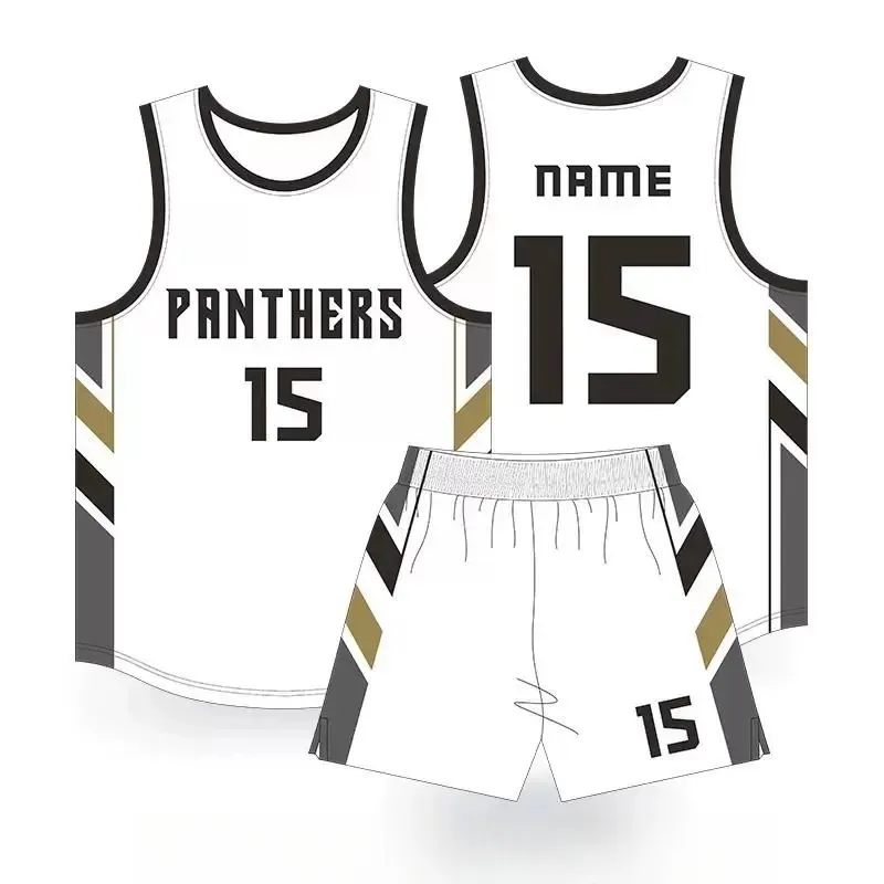 Venta caliente Personalice su propio equipo uniformes de baloncesto reversible conjunto de camisetas de baloncesto 100% Poliéster