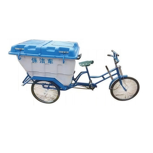 Çin açık vücut tipi sanitasyon üç tekerlekli bisiklet mobil çöp taşıma aracı çöp kaldırma bahçe malzemeleri - Product Image 5