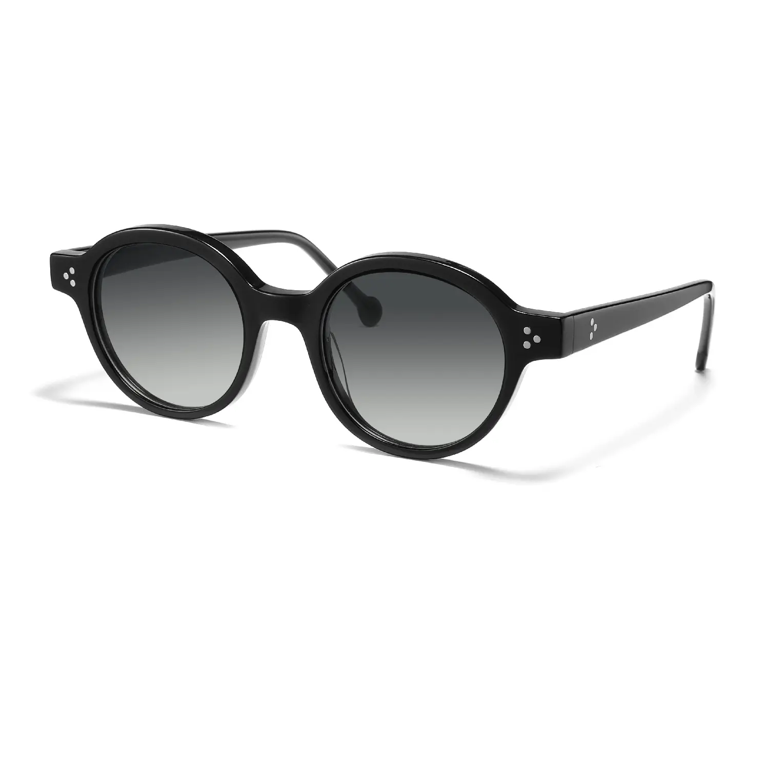 Nuevas gafas de sol con montura de acetato de diseñador de lujo, sombreado Circular polarizado, se pueden personalizar, gafas de sol con estampado