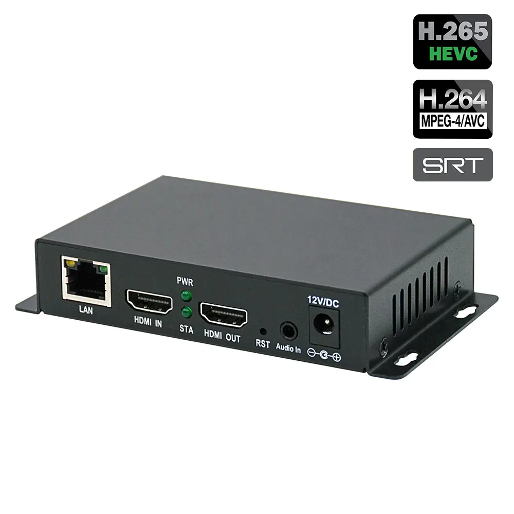 ORIVION 미니 1080P30 HEVC HDMI 비디오 오디오 인코더 H.265 H.264 MJPEG SRT RTMP RTSP IP 비디오 인코더