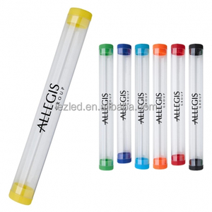 ภาชนะบรรจุบรรจุภัณฑ์หลอดพลาสติกใสขนาด17 ~ 50มม. พร้อมปลั๊ก - Product Image 1