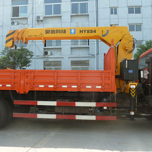 HAOY 8t Manipulator With Lifting <strong>Platform</strong> for Lorry Dump Truck Crane - Product Image 4