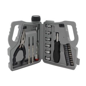 22pcs Oil Shape Hand Toolbox Promotion Gift <strong>Tools</strong> Kit Special Shape <strong>Tools</strong> <strong>Testing</strong> Pen Long Nose Plier Screwdriver Set 1/4&quot;socket - Product Image 3