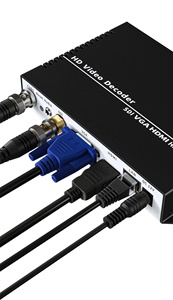 Unisheen SRT RTMP RTSP Multi View SDI 4K H.265 H.264 Video <strong>Decoder</strong> Topbox Player VGA HDMI <strong>Output</strong>