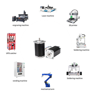 Motore passo-passo NEMA 24 60mm corpo 112mm lunghezza ad anello aperto 1.8 ° 3.8N.m ad alta coppia <span class=keywords><strong>4</strong></span>-piombo per macchina CNC - Product Image 6