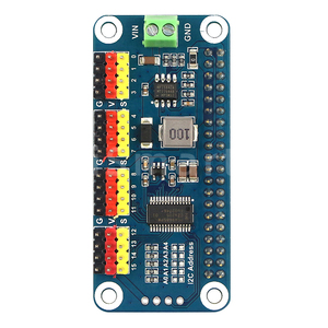 PCA9685 PWM-Servo treiber platine IIC-Schnitts telle 16-Kanal-12-Bit-PWM-Servomotorplatinenmodul für