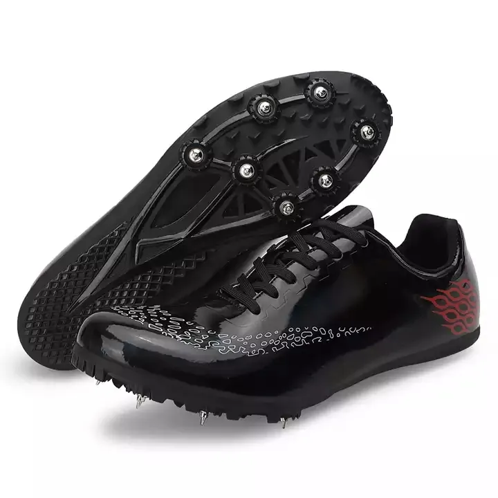 Chaussures unisexes personnalisées de grande taille 36-45 chaussures à crampons athlétiques antidérapantes pour hommes chaussures de course d'athlétisme