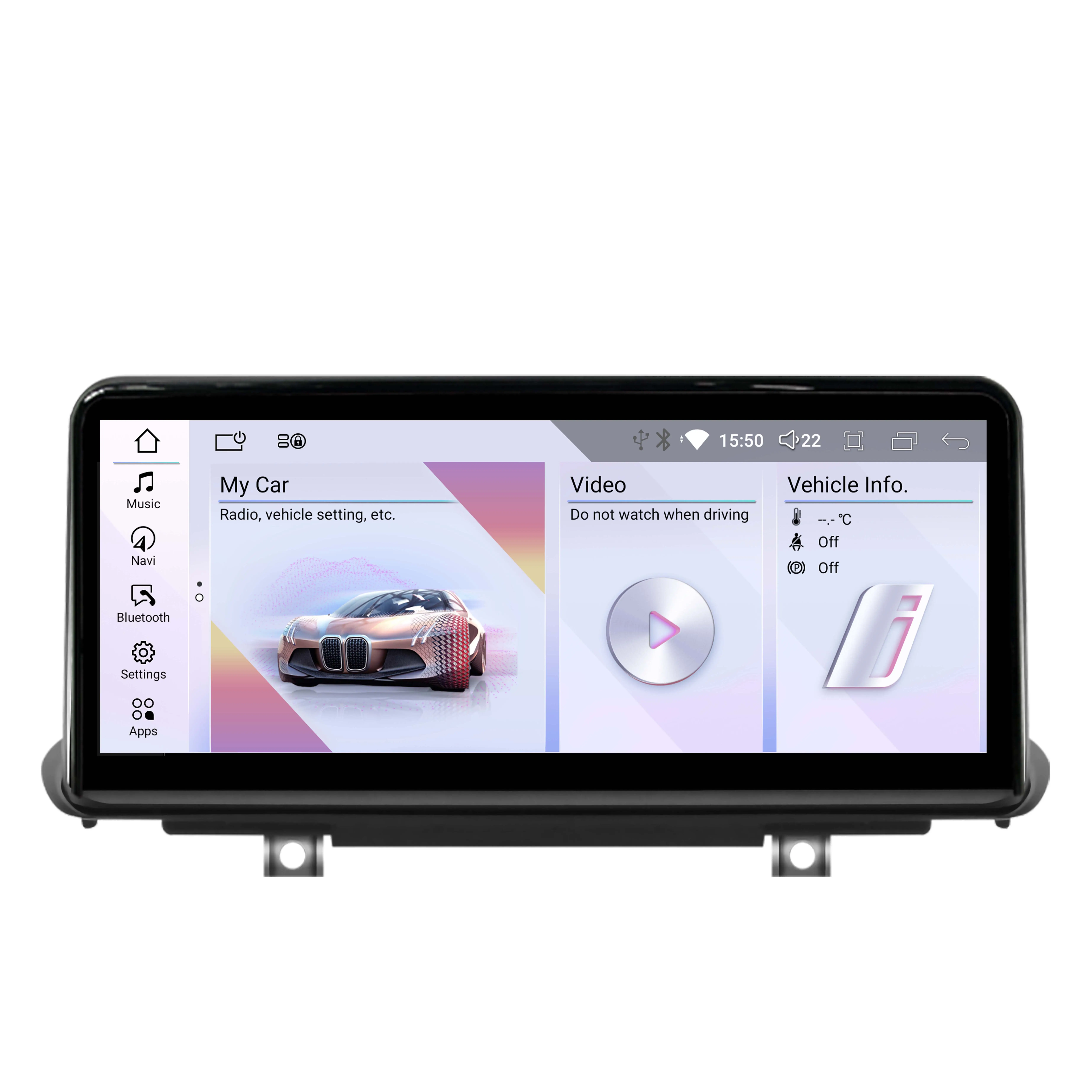 Yzf araç DVD oynatıcı çalar SIM 8 Core araba radyo multimedya Video monitörü Dashboard Android BMW X5 X6 F15 F16 2014-2016
