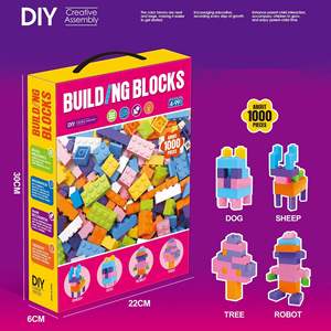 MOC 500PCs ABS Plástico DIY Juego de bloques de construcción Estilo de juguete de construcción para ensamblaje divertido y valor educativo - Product Image 3