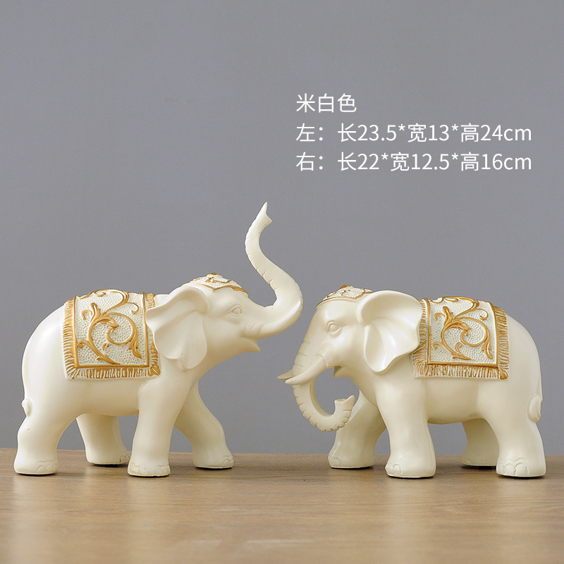 Pair of white elephants