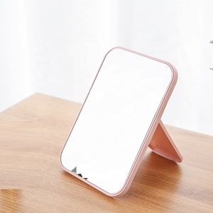 Espejo rectangular plegable portátil simple espejo de maquillaje de una sola cara transparente alto - Product Image 2