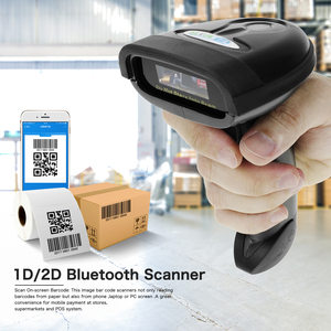2D-QR-Code-Scanner Handheld 1D USB-Kabel-/Wireless-Scanner Drahtloser 2,4-G-Barcode-Leser für Barcode-Scannen im Supermarkt preis - Product Image 3