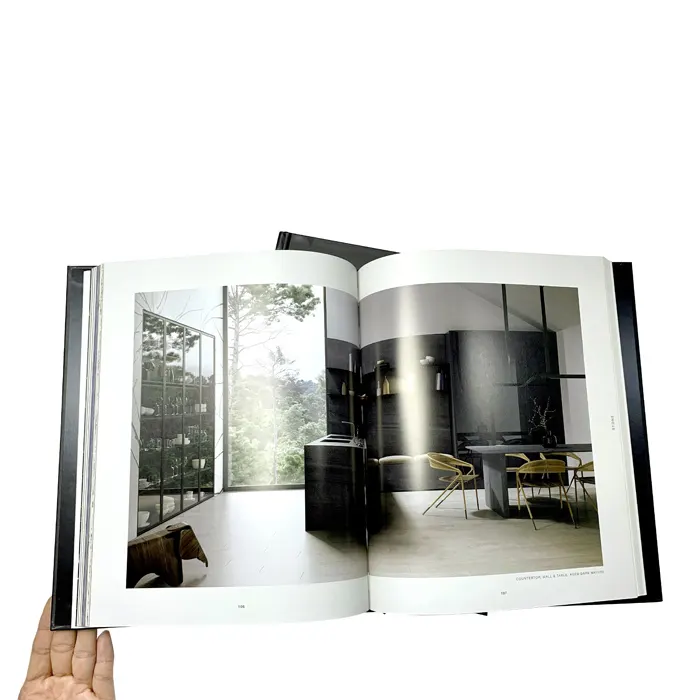 Cheap custom magazines printing home interior decoration hardcover a4 magazine printing service